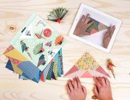 clairefontaine origami kit birds 95382C