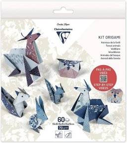 clairefontaine origami kit forest animals 95368