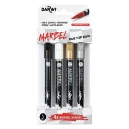 darwi marbel verfstift set 4 universal