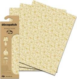 decopatch papier 790 bloemen folie 3vel