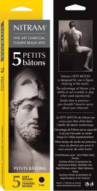 nitram 5 charcoal soft round 6mm