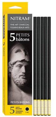 nitram 5 charcoal soft round 6mm