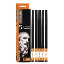 nitram 5 academie houtskool 5mm HB