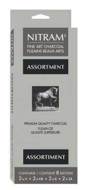 nitram  fine art charcoal assortiment