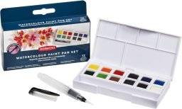 derwent  watercolour paintpan set 12kleur