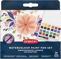 derwent watercolour paintpan set 24kleur