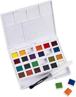 derwent watercolour paintpan set 24kleur
