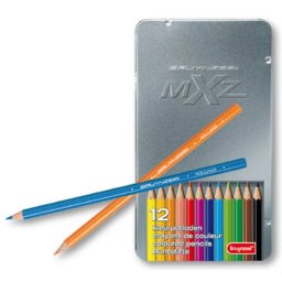 bruynzeel kleurpotloden mxz blik 12 stuks