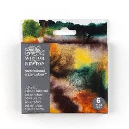 winsor & newton prof watercolour richearth 6x5ml
