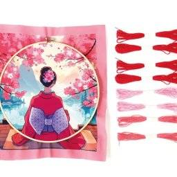 graine creative  punchneedle set kimono 420341