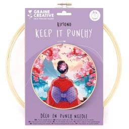 graine creative  punchneedle set kimono 420341