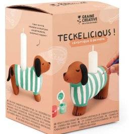 graine creative  DIY keramiek set teckel 650560
