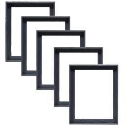  baklijst zwart 30x40cm per 5st