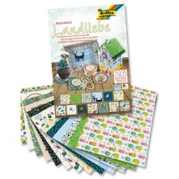 folia papierblok motief landliebe