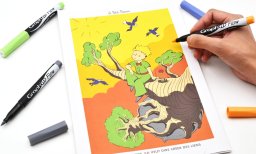 enjoy art kleur op nr little prince baobab