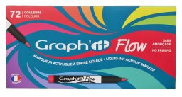 graph it flow acrylmarker box 72 kleuren