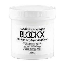 blockx acrylic matting medium 250ml