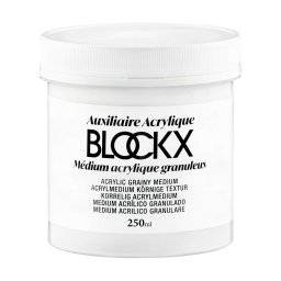 blockx acrylic grainy medium 250ml