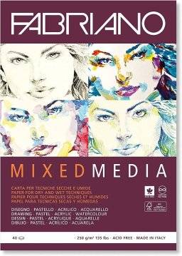 fabriano mixed media papierblok A3