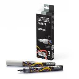 liquitex markerset 3st 2mm monochrome