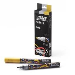 liquitex markerset 3st 2mm accent