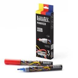liquitex markerset 3st 2mm primary