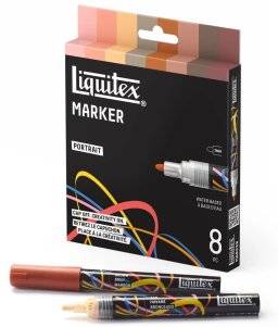 liquitex markerset 8st 2mm portrait