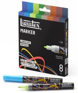 liquitex markerset 8st 2mm landscape