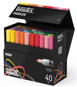 liquitex markerset 40st 2mm radical