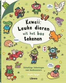librero kawaii leuke dieren uit het bos