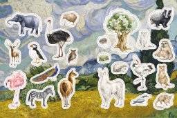 librero kleur- stickerboek flora & fauna