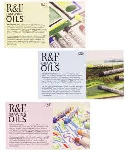 R&F drawing oils 3 sets