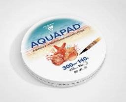 clairefontaine aquapad rond 15cm 976072