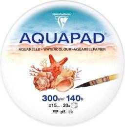 clairefontaine aquapad rond 15cm 976072