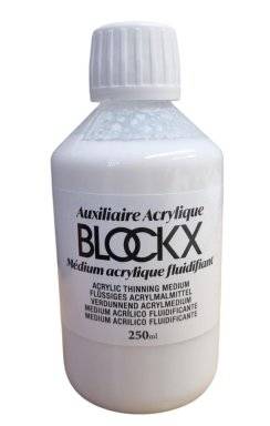 blockx acrylic thinning medium 250ml