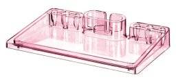  bureau organiser pink