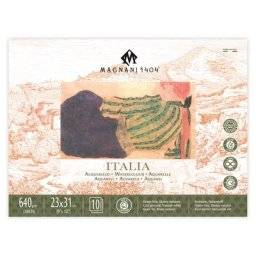 magnani aquarelblok italia 640gr 23x31cm
