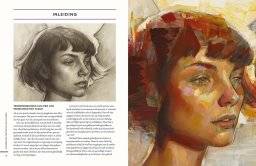 librero expressieve portret schilderen