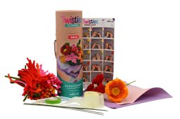 twisties chenille bloempakket aurora