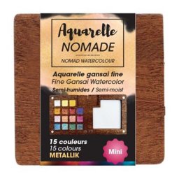 art & go aquarel set nomade metallic
