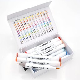 graph it brushmarker set 12 manga shonen