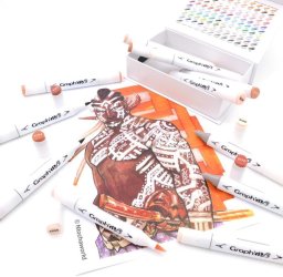 graph it brushmarker set 12 people