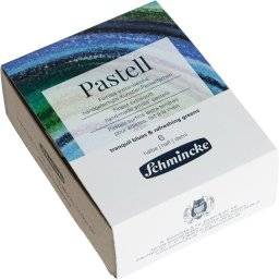 schmincke pastell set 6 blues&greens 77771