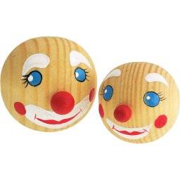 Houten poppenkop clown 36190 | Meyco