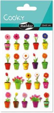 Cooky stickervel bloemen 560415C | Maildor