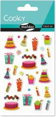 Cooky stickervel feest 560516C | Maildor