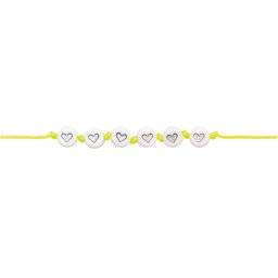 Kawaii hartjes wit/zilver 63.33 | Rico design