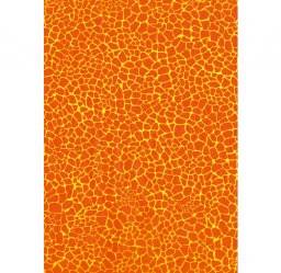 Papier oranje/geel crackle 532 | Decopatch