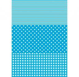 Papier blauw/wit dessins fda549 | Decopatch