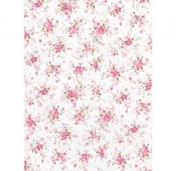 Papier wit roze bloemetje fda570 | Decopatch